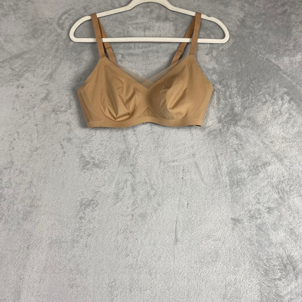 Honeylove Silhouette Bra Medium 36B/C Sand Tan Wireless Seamless LWBR0302V3